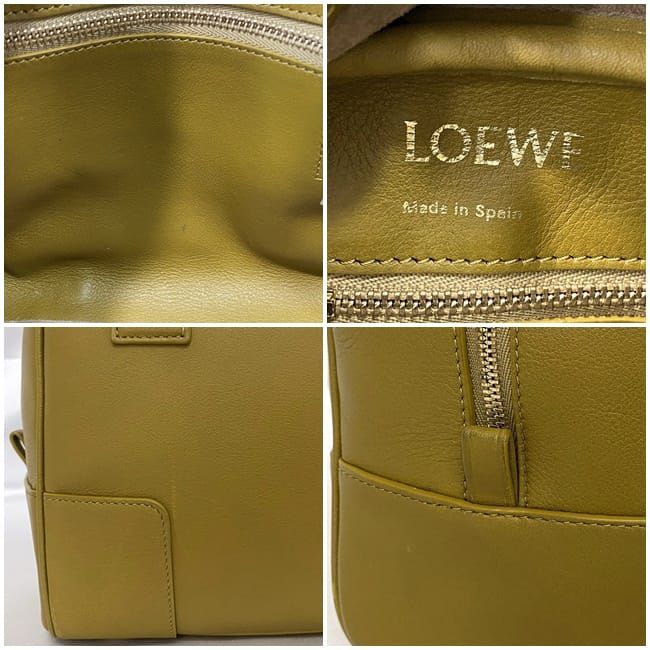 関送込◆LOEWE◆クロッグ Loewe 2Way Bag Amazona Zipper Key Shoulder 19 F-21325 Yellow