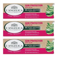 3 L'ANGELICA Herbal Gum Protection Toothpaste with Aloe 75ml 2.5fl. oz