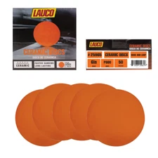 LAUCO Premium 6" Hook and Loop Ceramic Sanding Discs - 800 Grit (Box of 50)