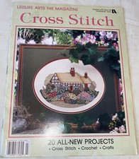 Leisure Arts The Magazine 20 Counted Cross Stitch Patterns April 1992