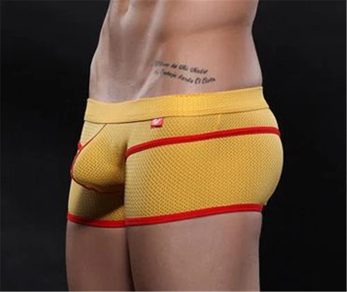 NUEVO Hombre Calzoncillos Boxer Malla Seda Hielo Transpirables Calzoncillos Ropa Interior Sin Costuras - Imagen 15 de 19