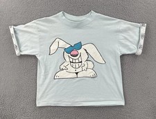 Vintage The Zoo Crew Women’s Small 1985 Made In USA T Shirt Cartoon Bunny Print