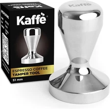 Kaffe 51mm Stainless Steel Espresso Tamper - Coffee 51MM, 