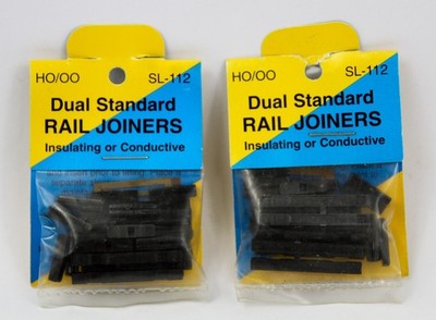 PECO SL-112 PAAR PACKUNGEN DUAL STANDARD ISOLIERFUGEN für SPUR H0/00
