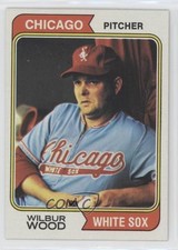 1974 Topps Wilbur Wood #120 0m2c