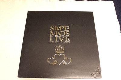 SIMPLE MINDS - Live in the city of lights - 2LP ITALY MINT Missing Label!
