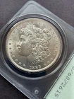 1889 O  Morgan Dollar PCGS MS60 Rattler Holder