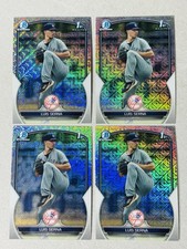 Luis Serna 1st 2023 Bowman Chrome Prospect Mojo Refractor #BCP-168 Yankees Lot 4