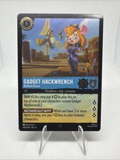 Disney Lorcana Gadget Hackwrench - Brilliant Bosun 140/204 Azurite Sea Cold Foil