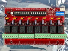 Life Safety Power LSP R8 8-Relay Power Supply PCB Board