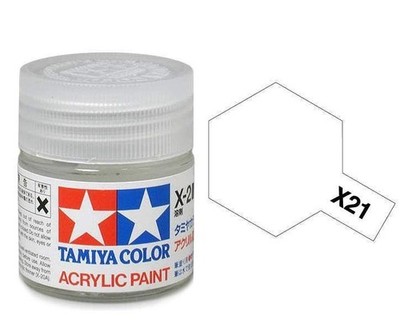 Tamiya Acryl Glanzlack (10ml) - flacher Boden
