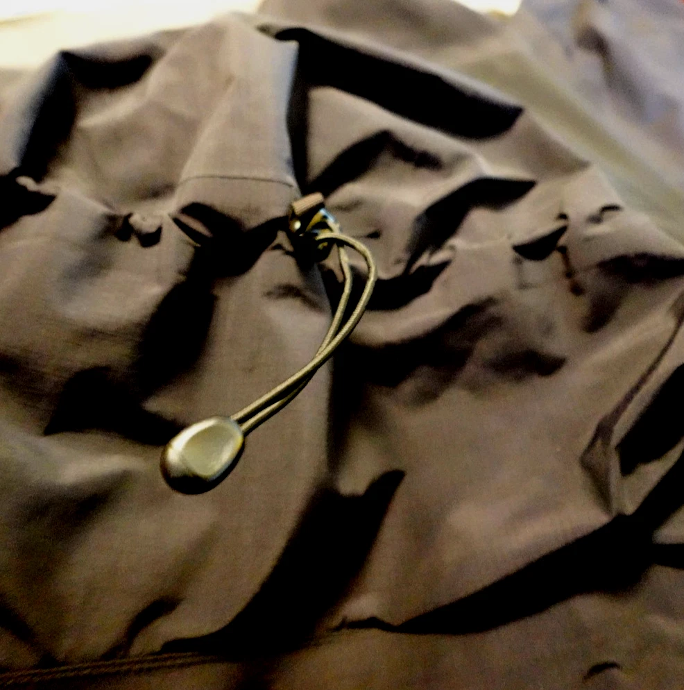 Arc'teryx Men’s beta Black Hooded Nylon Rain Coat Jacket Full zip Windbreaker~M image 14