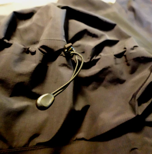 Arc'teryx Men’s beta Black Hooded Nylon Rain Coat Jacket Full zip Windbreaker~M image 14