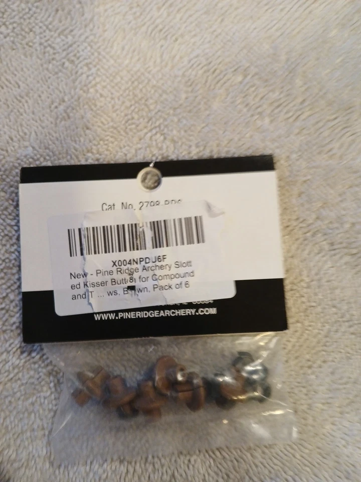 Pine Ridge Archery Slotted Kisser Button for Compound and Traditional Bows 6 pk - Image 3 of 3