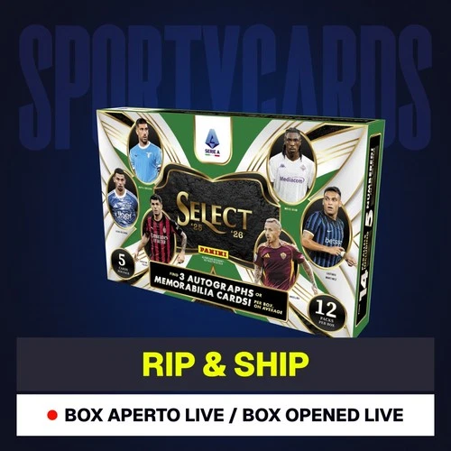 [RIP&SHIP] Panini Select Serie A 2025/26 - Hobby Box