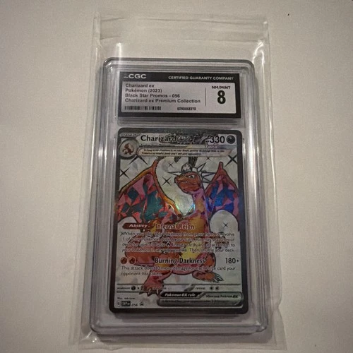 Pokémon Charizard ex #056 Black Star Promo Scarlet & Violet - CGC 8.5