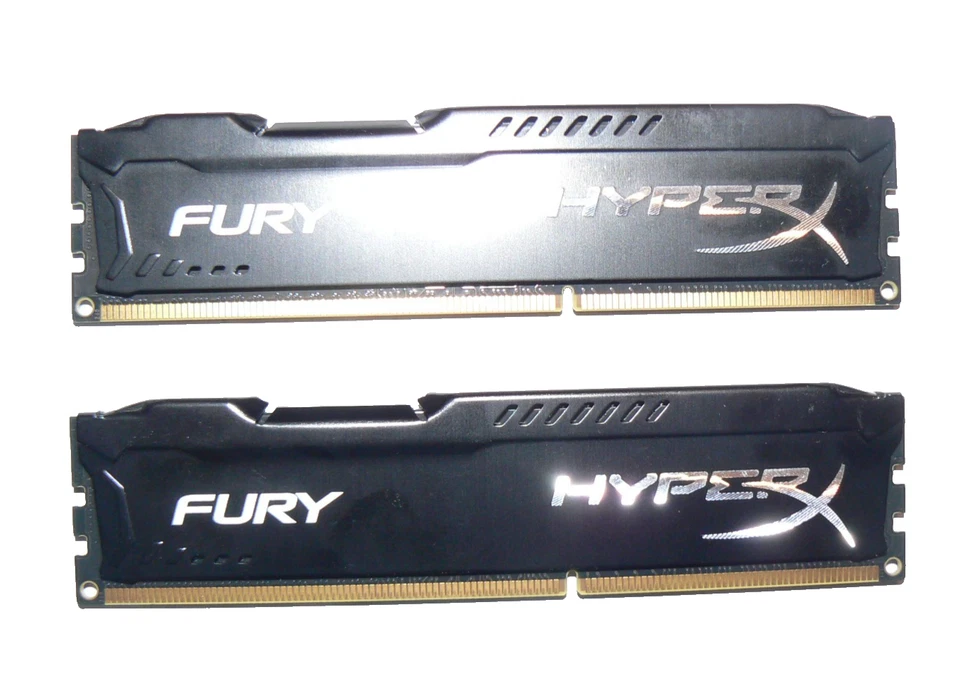 HyperX Fury DDR4 RAM – 8GB (2x4GB) 2400MHz – CL15 – Black Heat Spreaders– Tested - Image 2 of 2