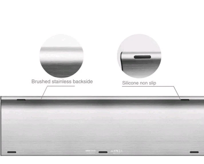 Arteck USB 2.4G Wireless Keyboard Stainless Steel Ultra Slim Full Size Key - Image 4 of 4