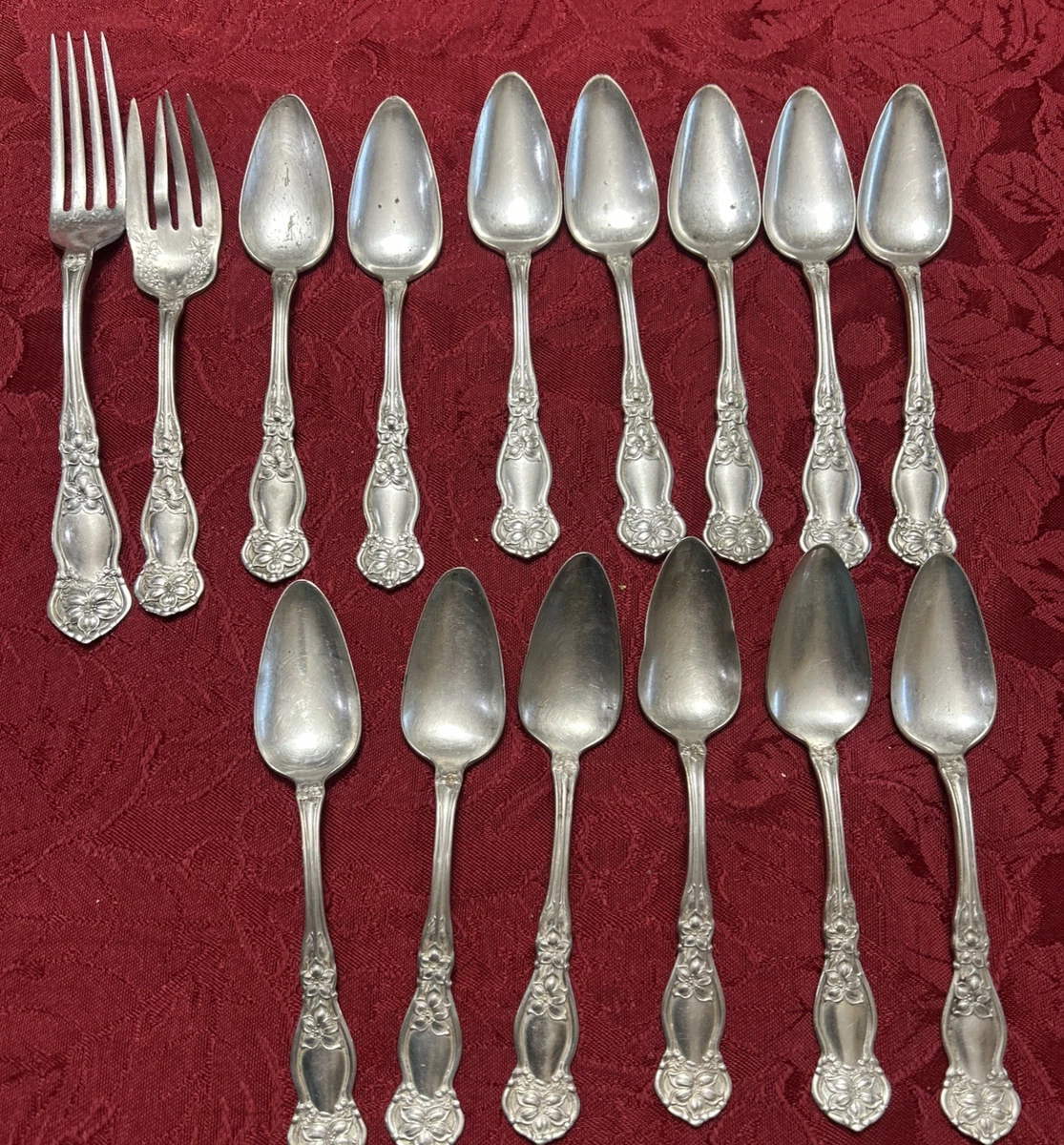 25+ Wm. Rogers & Son Blossom Silver Antiques for sale | Updated