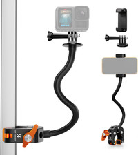 Flexible Clamp Mount Kit, Action Camera Gooseneck Mount