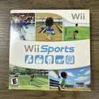 Wii Sports (Nintendo Wii, 2007) Disc, Instruction Booklet, & Cardboard Sleeve