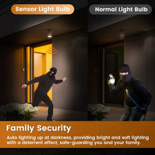 Doright 4Pcs Dusk to Dawn Light Bulb GU10 LED Night Light with Light Sensor Bul