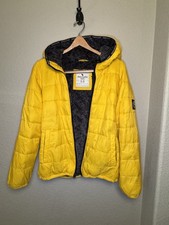 Yellow Puffer Jacket With Hood Abercrombie  Fitch Kids Youth Size 15/16