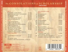 JUDITH WEIR: THE CONSOLATIONS OF SCHOLARSHIP NEW CD