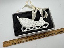 limited edition 2014 Pandora porcelain sleigh ornament