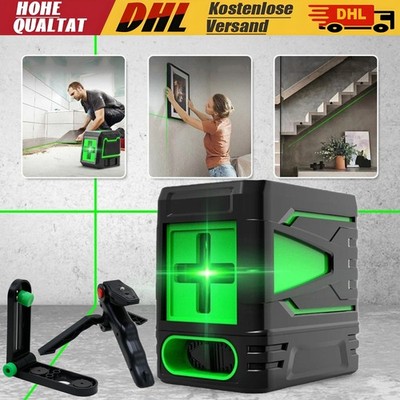 Kreuzlinienlaser Linien Laser mit Selbstnivellierenden + Neigungsfunktion DHL