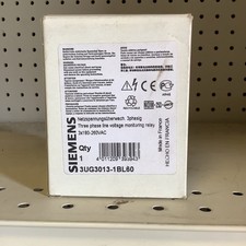 NEW- OLD STOCK - Siemens 3UG3013-1BL60 Three Phase Line Voltage Monitoring Relay