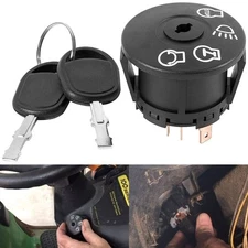 Ignition Switch For John Deere X300X310 X390 X100 X500 X520 X530 with 2 Keys