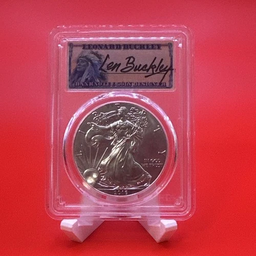 Len Buckley 2016-s PCGS MS70 Silver Eagle