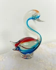 Vintage Murano Style Art Glass Duck Sculpture