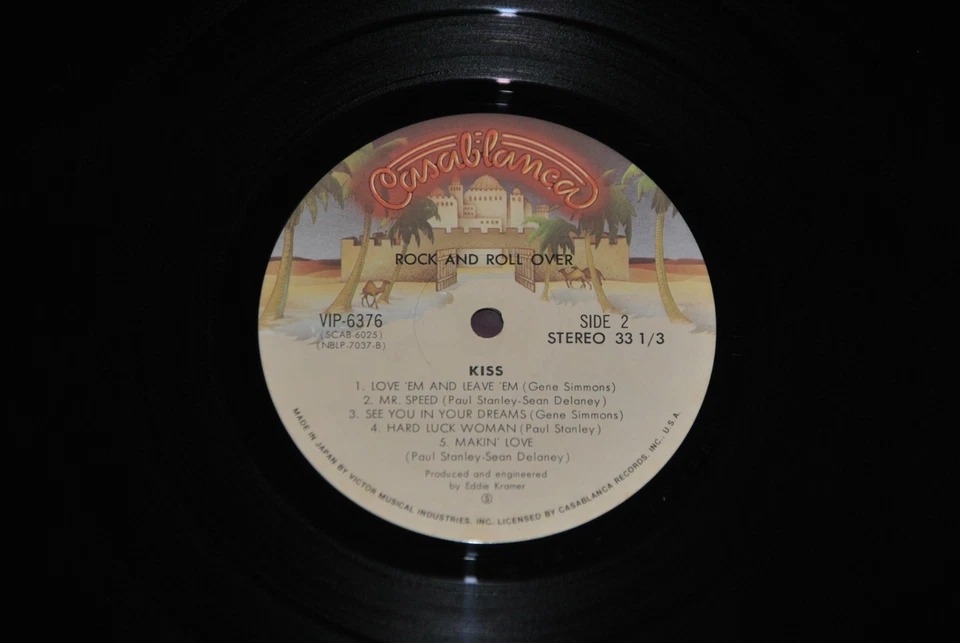 KISS - ROCK AND ROLL OVER - CASABLANCA VIP-6376 1976 LP JAPAN OBI NM 1A EDIZIONE - Image 2 of 2