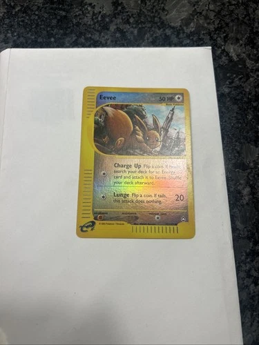 Pokémon Eevee Aquapolis 075/147 Reverse Holo 50 HP Common 2002 English