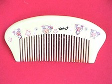 4.35" "CARTOON SHEEP" NATURAL WOOD COMB -CUTE  COMBINE SHIPPING