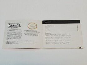 Battletoads Authentic Original NES Nintendo Manual Only *