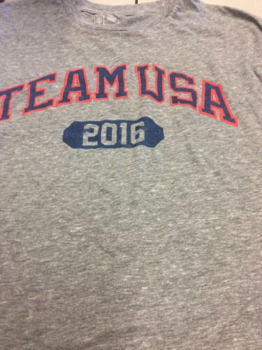 Womans Olympic Team USA T Shirt Size Large Gray Short Sleeve New With Tags