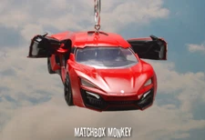 Red Lykan Hypersport Fast and Furious Custom Christmas Ornament 1/32 Super Car
