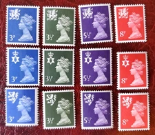 12 Great Britain Stamps  Lot#78N (Scotland, Wales, Northern Ireland) MNH