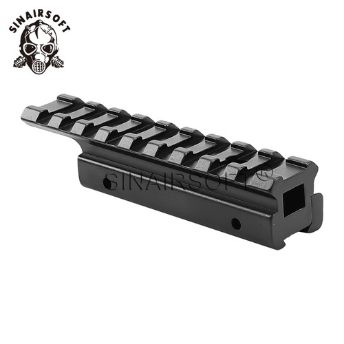 Taktisch Schienenadapter 11mm zu 20mm Weaver Picatinny Rail Zielfernrohrmontage - Bild 2 von 10