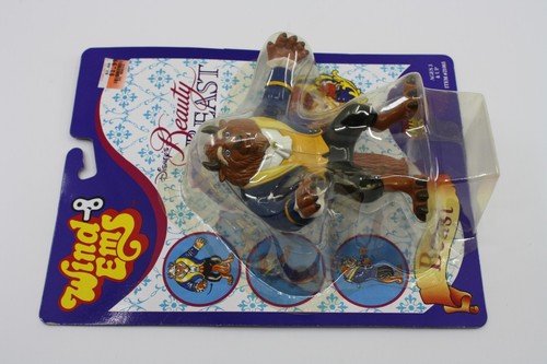 Disney Beauty and the Beast Wind-Ems JusToys New on Card Bonus Home Video Magnet - Picture 9 of 17
