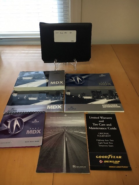 2007 Acura MDX OWNERS MANUALS COMPLETE SET | eBay