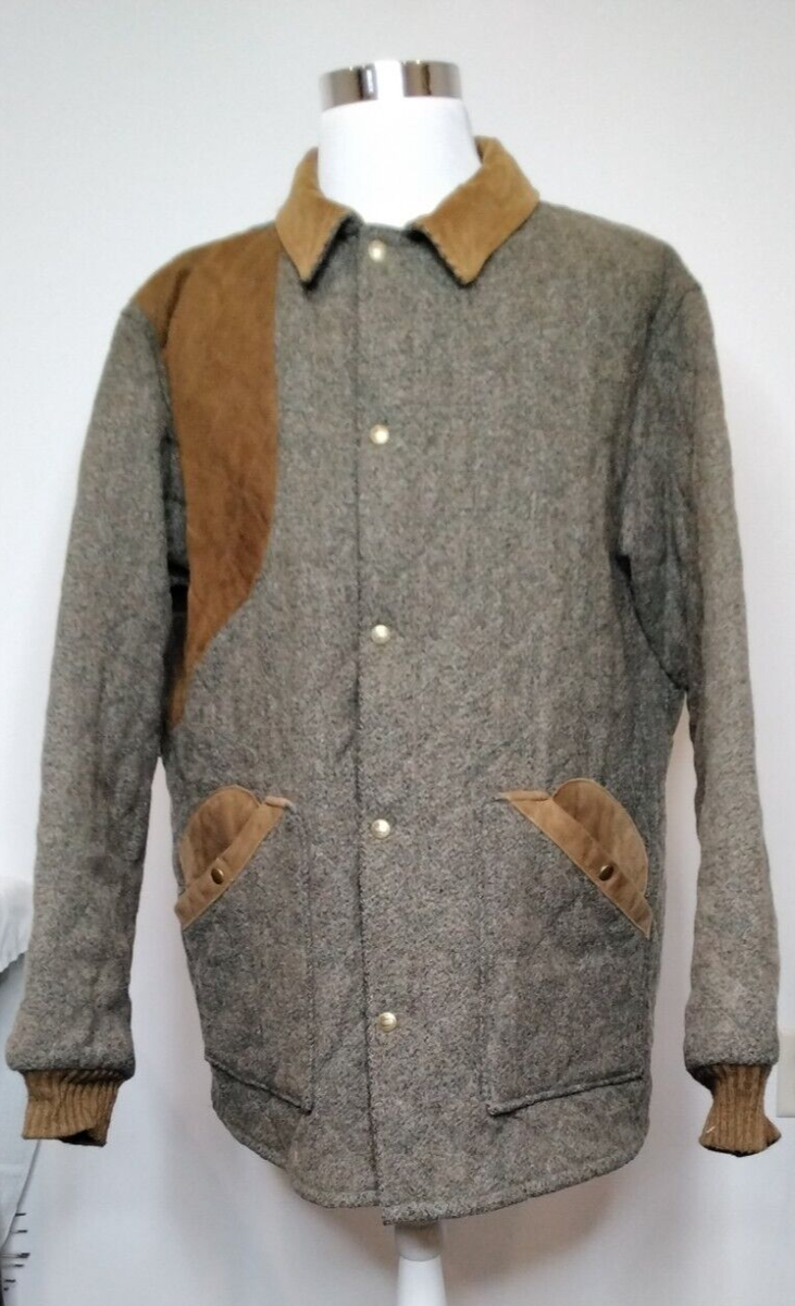 Woolrich ウールジャケット M Vintage Woolrich Quilted Lined Wool Jacket Men's XL #J1456
