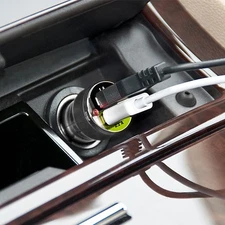 BRACKETRON UGC-298-BL Universal Duel USB Car Charger for Most Smart Devices,NEW 