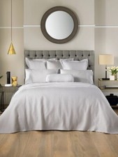 Sheridan Christobel Super King Size Bedskirt Valance Dove Grey