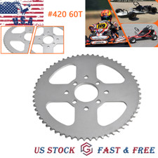 60 Tooth Sprocket for 40/41/420 Chain 2" Bore Go-Karts  Mini Bikes Drift Trike