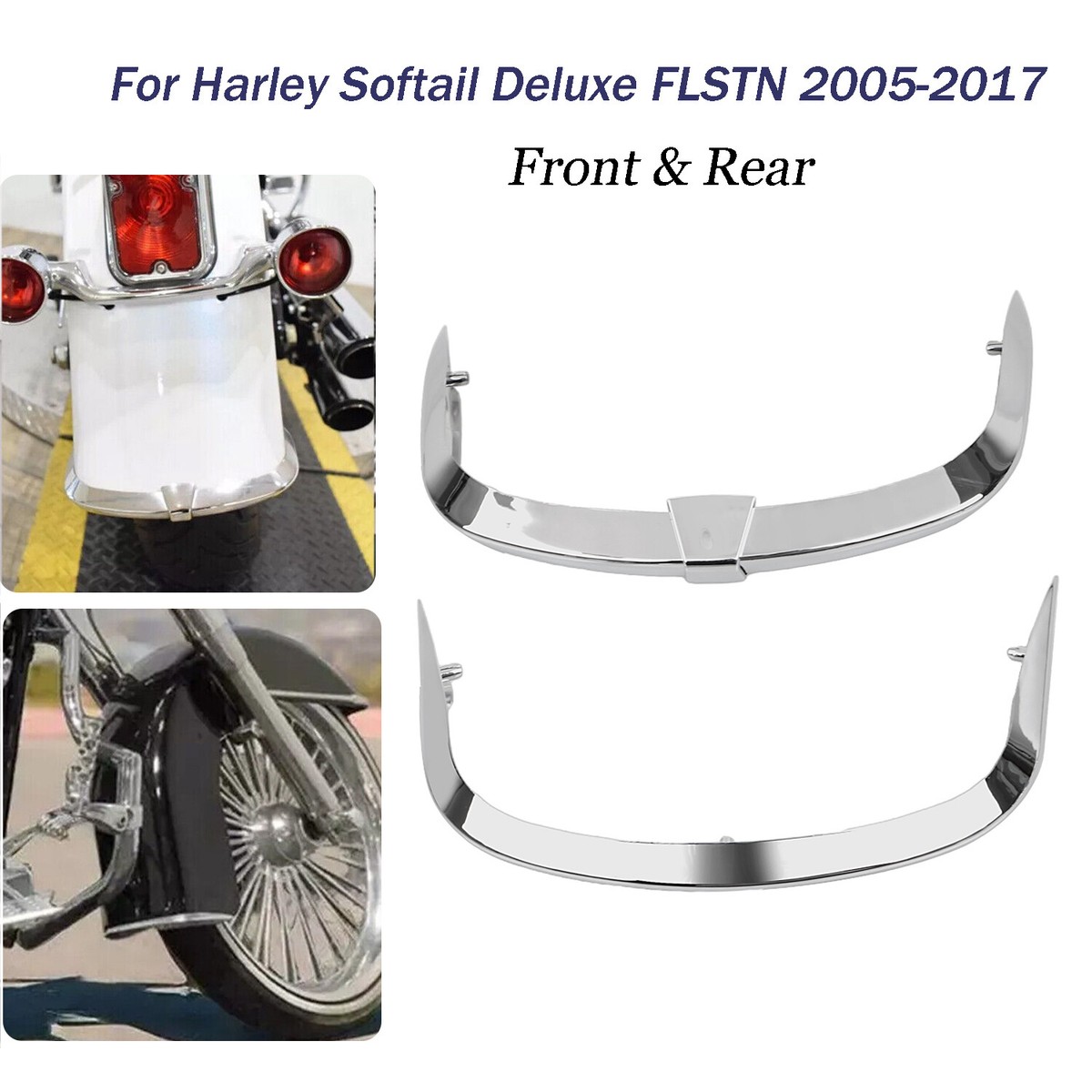 2005-2017 Harley Softail Deluxe FLSTN 05-17 Front Lower + Rear