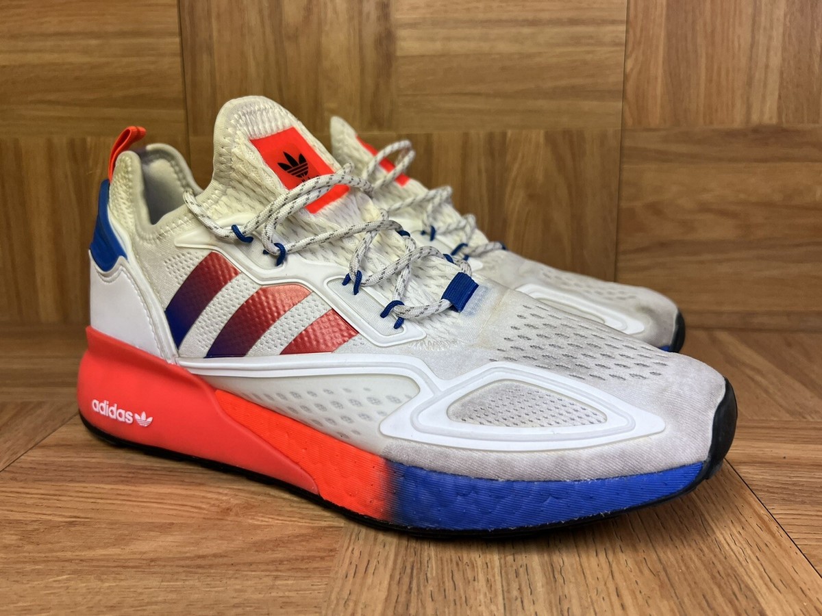 2k Boost Zx K2 Flux Adidas ZX 2K Boost Running Shoes White Solar - Main Image